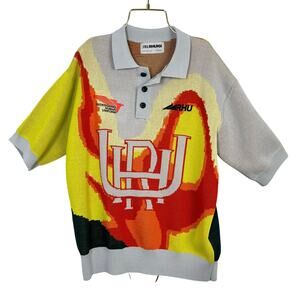Zara x Rhuigi Graphic Knit Polo Shirt Size M
Limited Edition